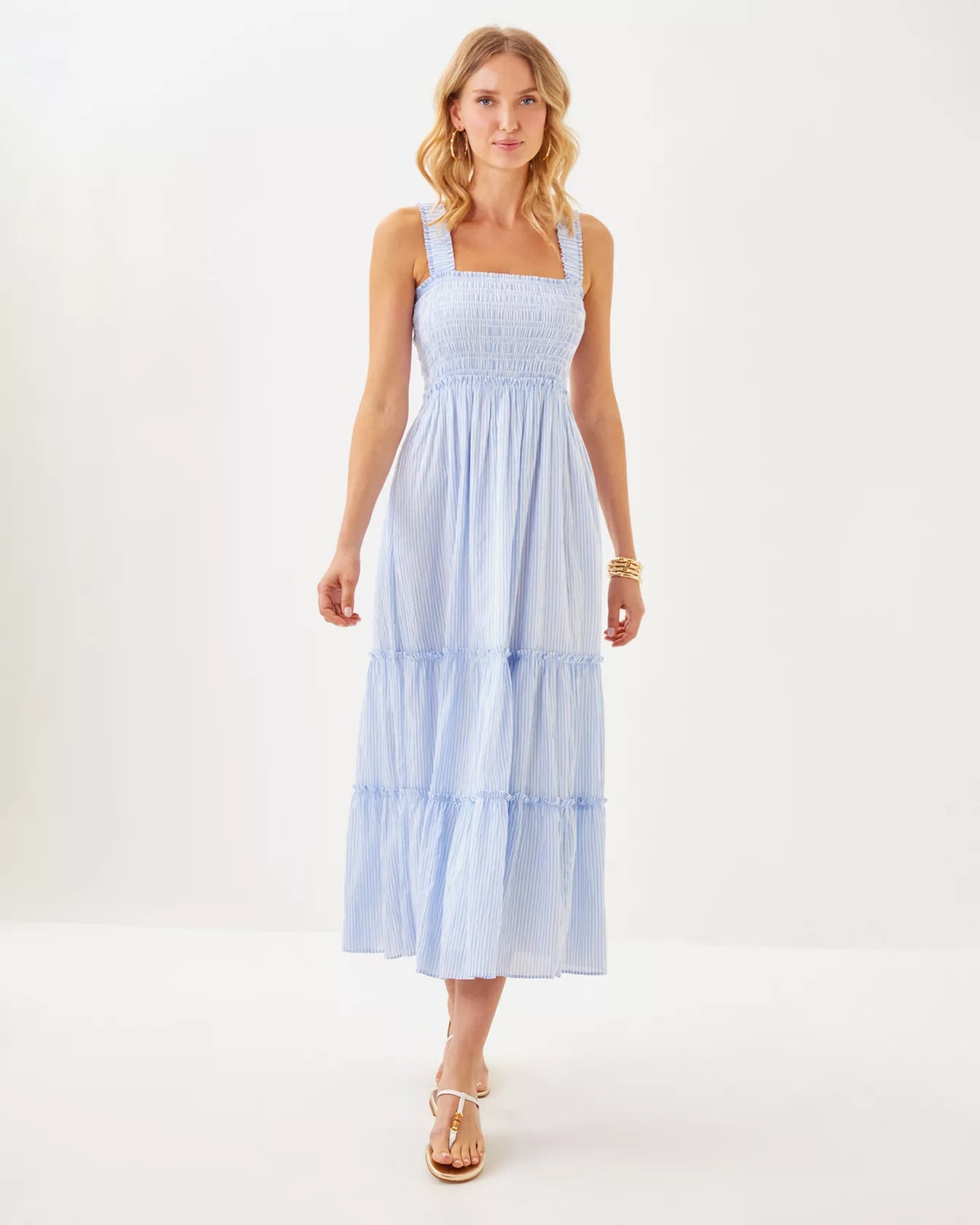 HADLY SMOCKED MAXI DRESS