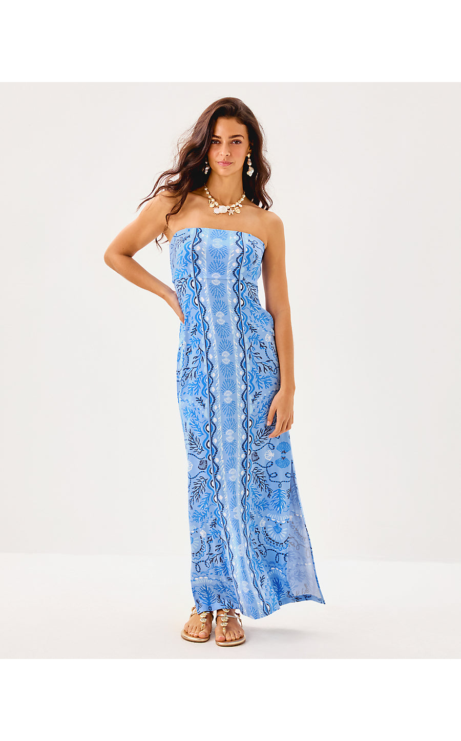 NOA STRAPLESS MAXI DRESS