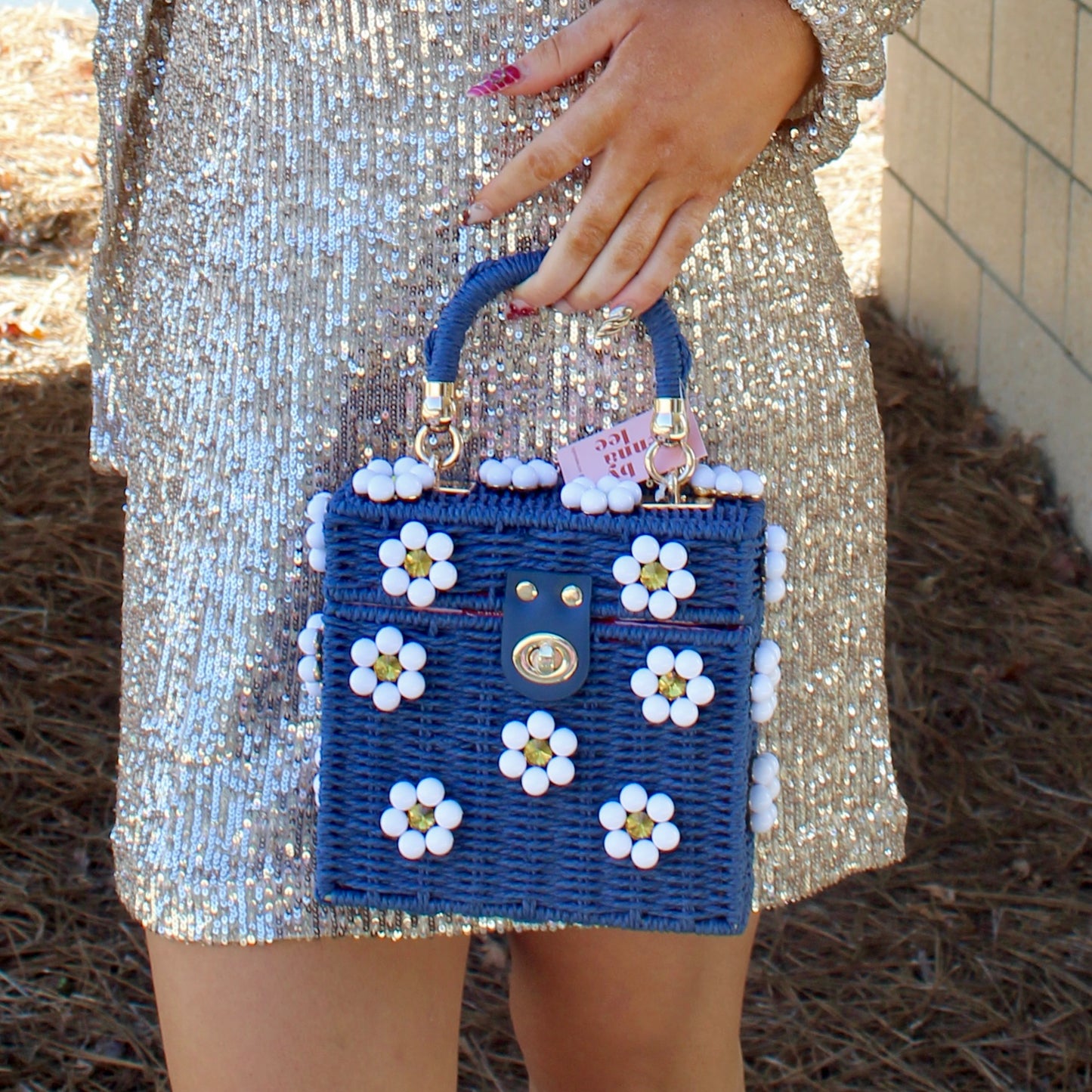Wicker Purse - Large