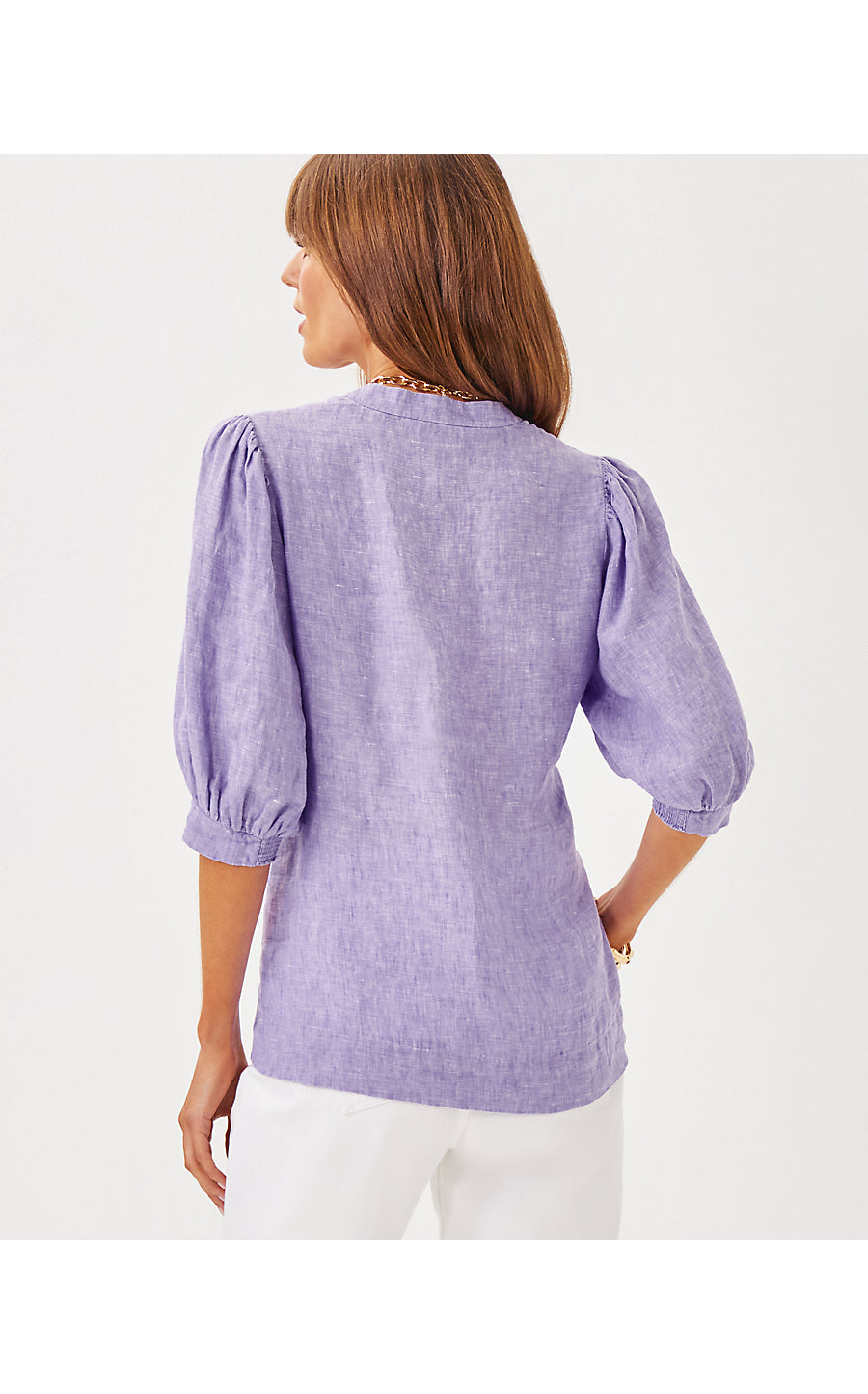 MIALEIGH ELBOW SLEEVE LIN