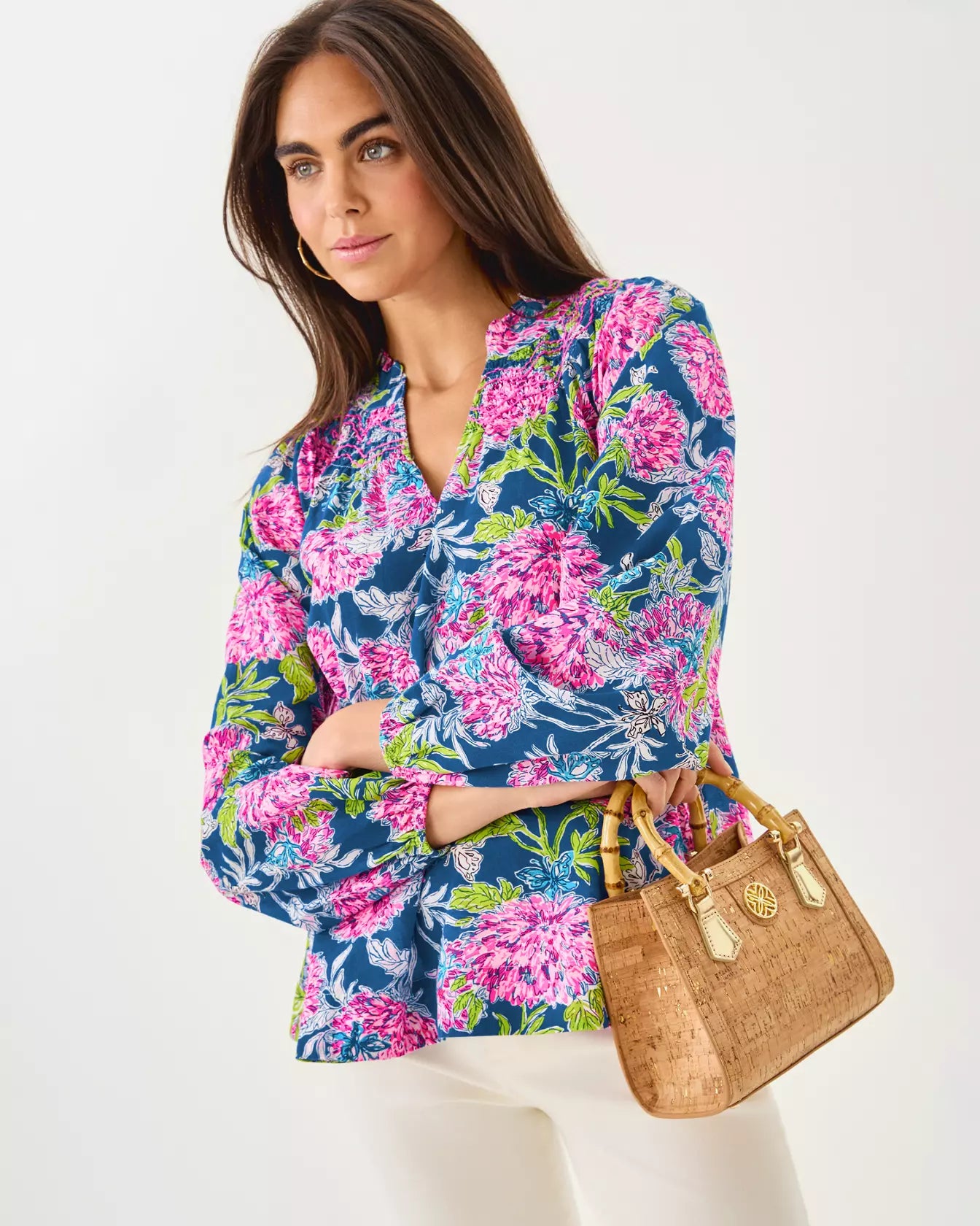LOURDES LONG SLEEVE TOP