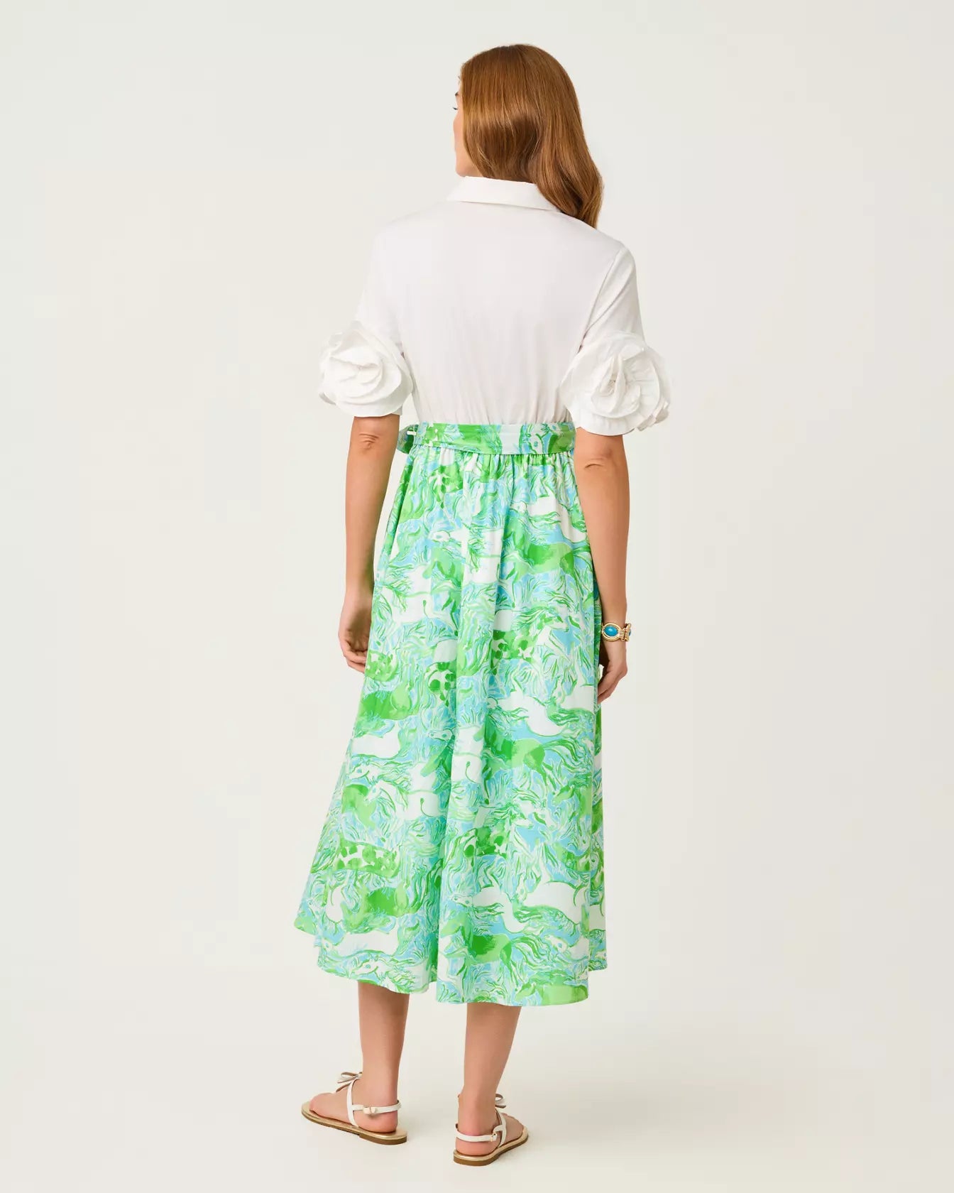 SONAIRE MIDI SHIRTDRESS