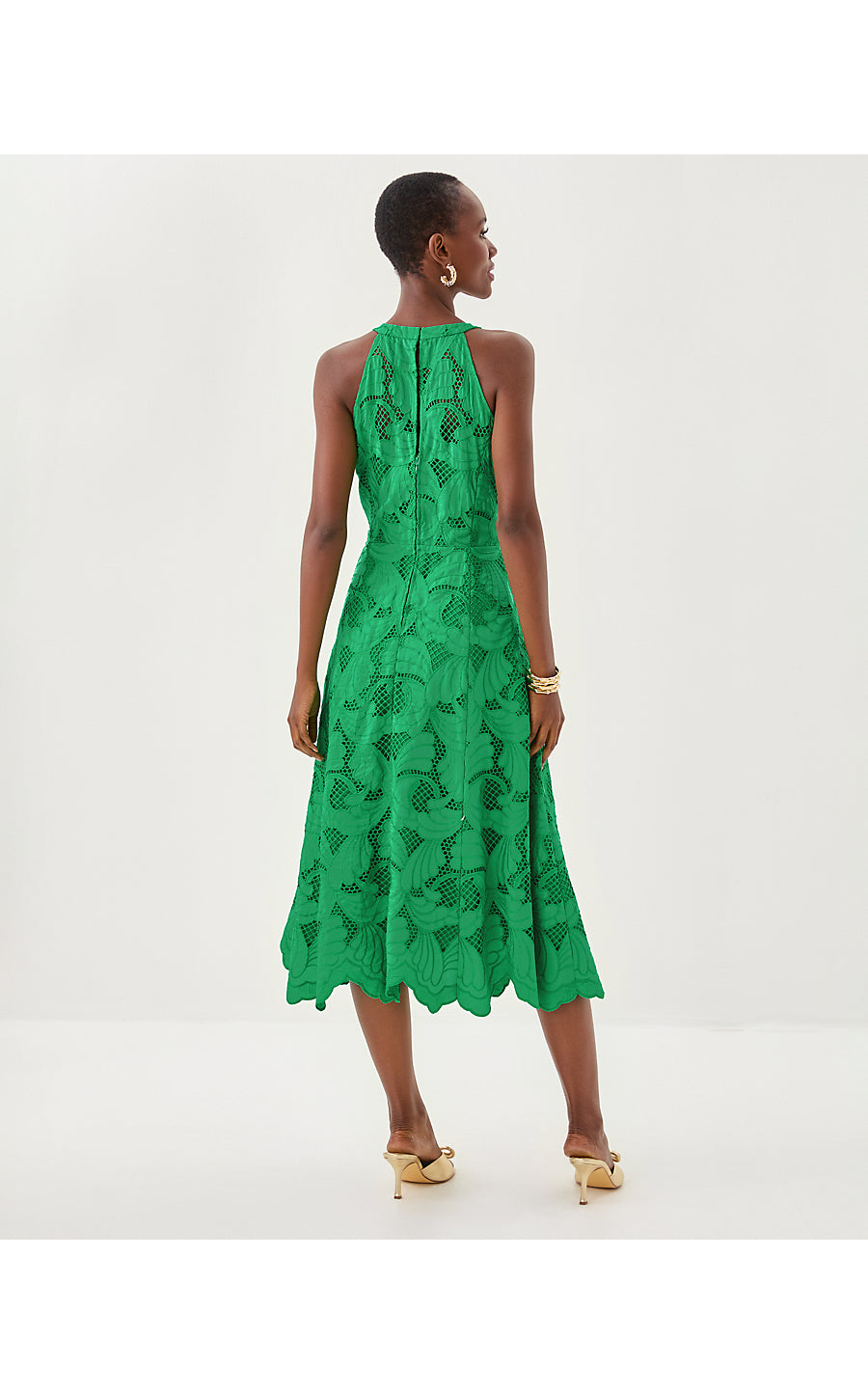 DENISE LACE MIDI DRESS