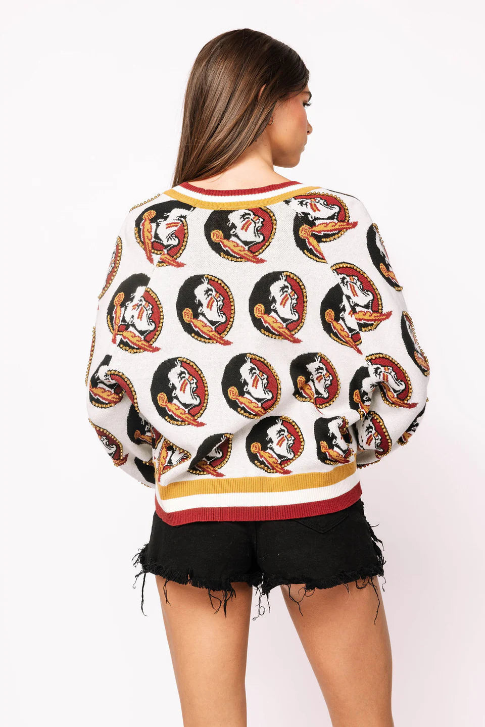 FSU Rhinestone Cardigan
