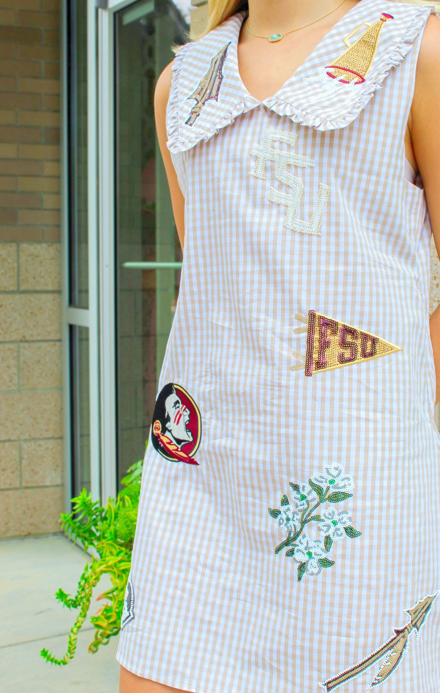FSU Gingham Dress