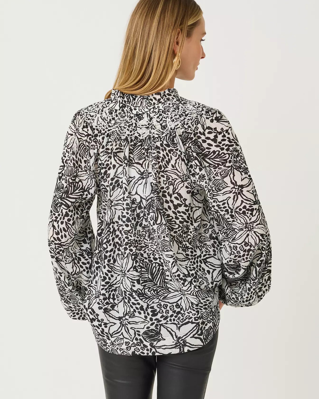 LOURDES LONG SLEEVE TOP