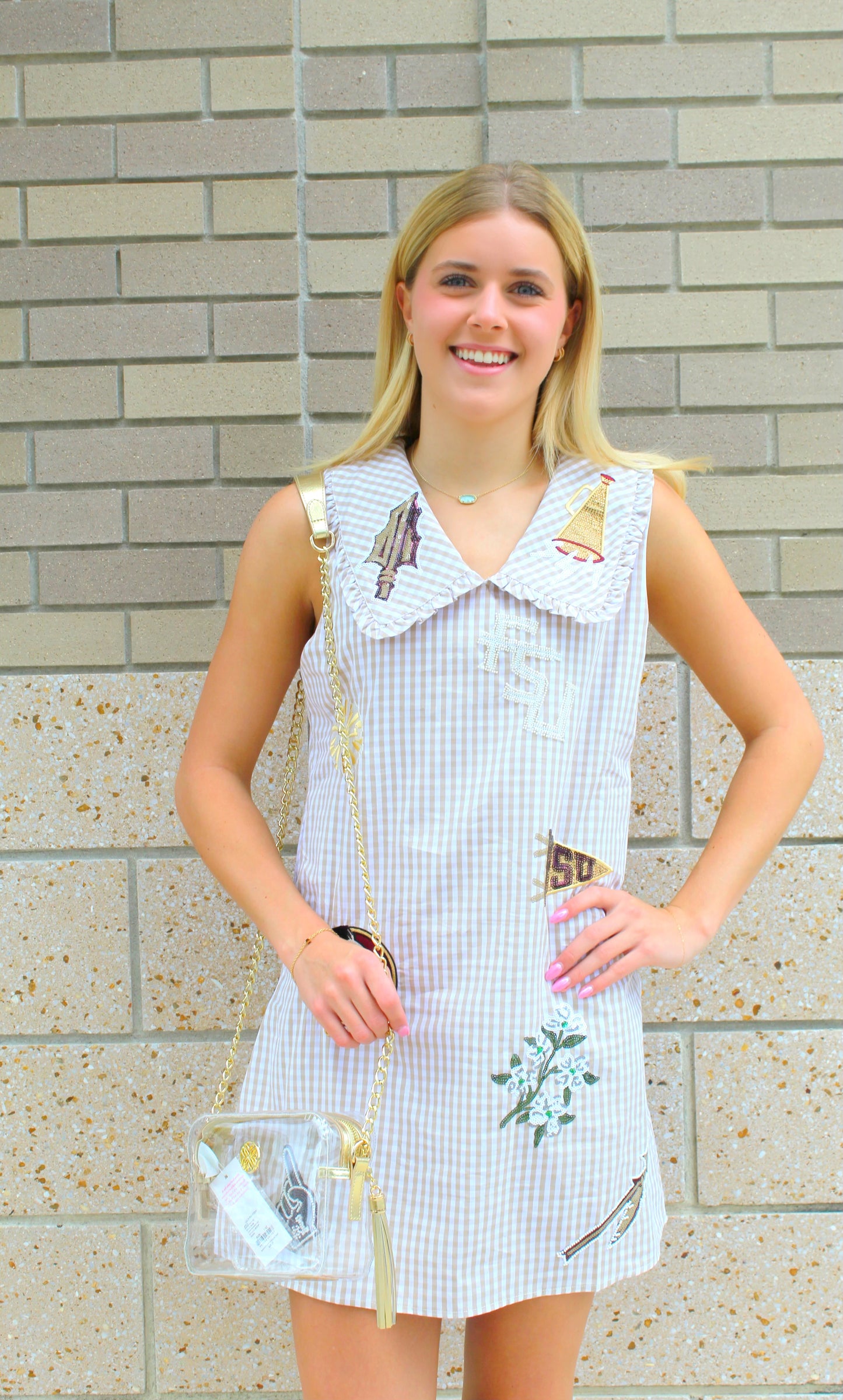 FSU Gingham Dress