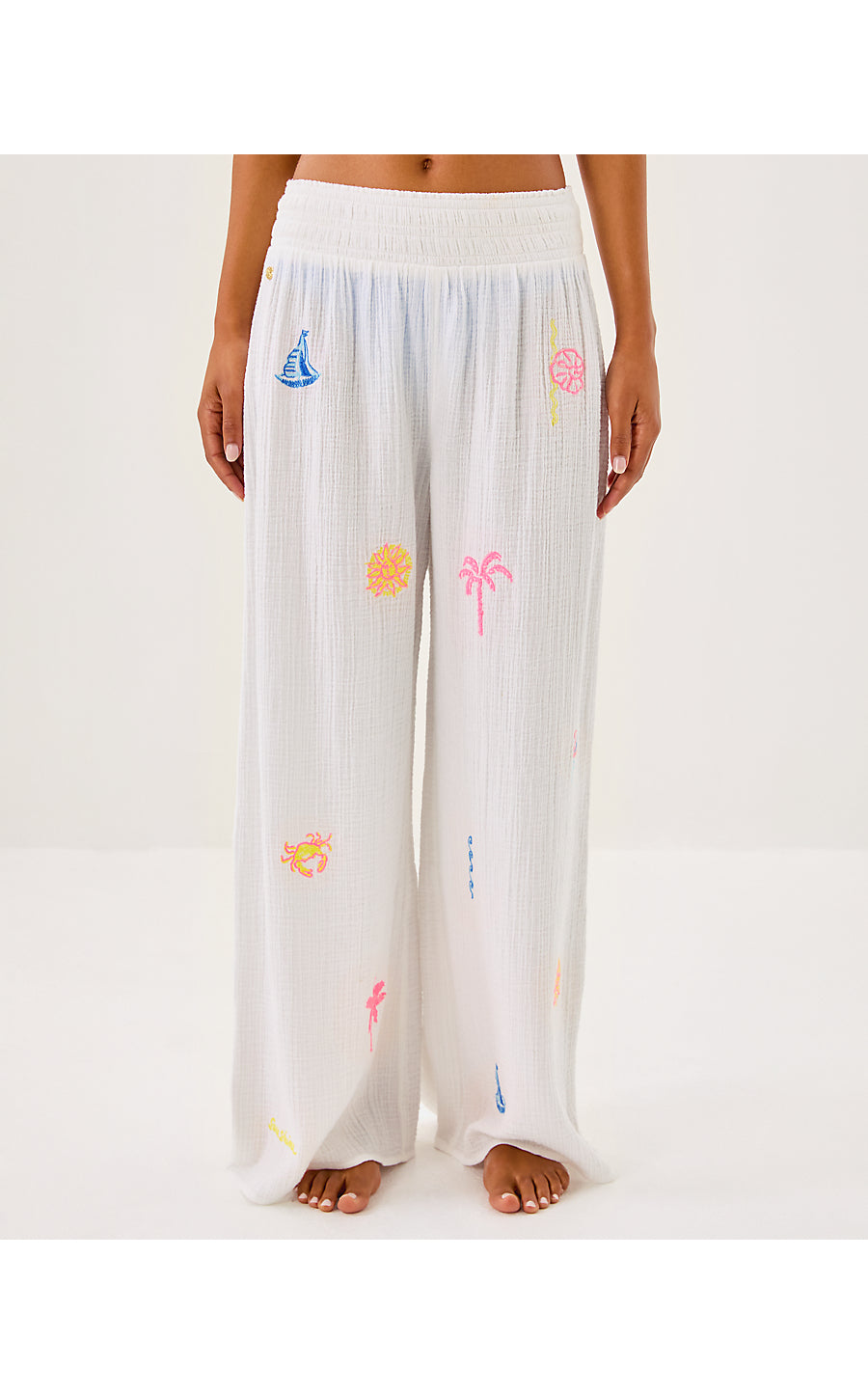 ENZO EMBROIDERED PANT COV