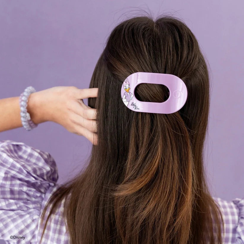 Flat Round Hair Clip - Small - Daisy Duck