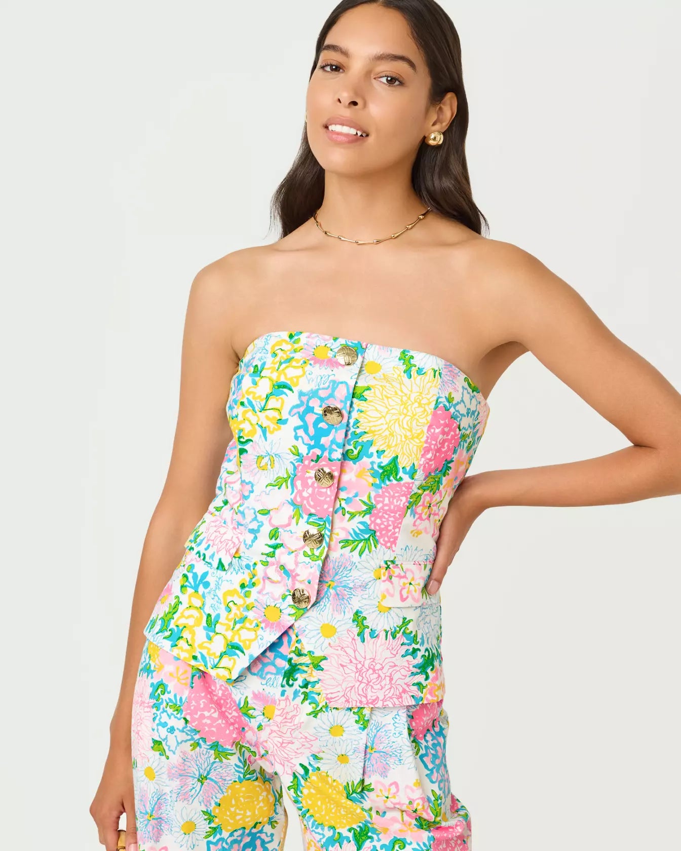 DANNEEL STRAPLESS TOP