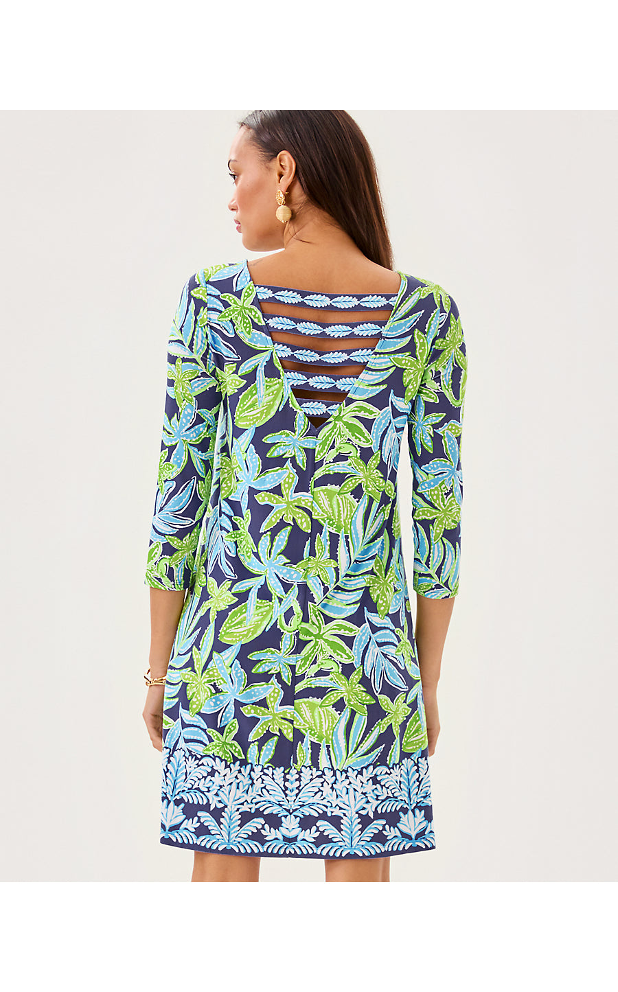 OPHELIA 3/4 SLEEVE DRESS