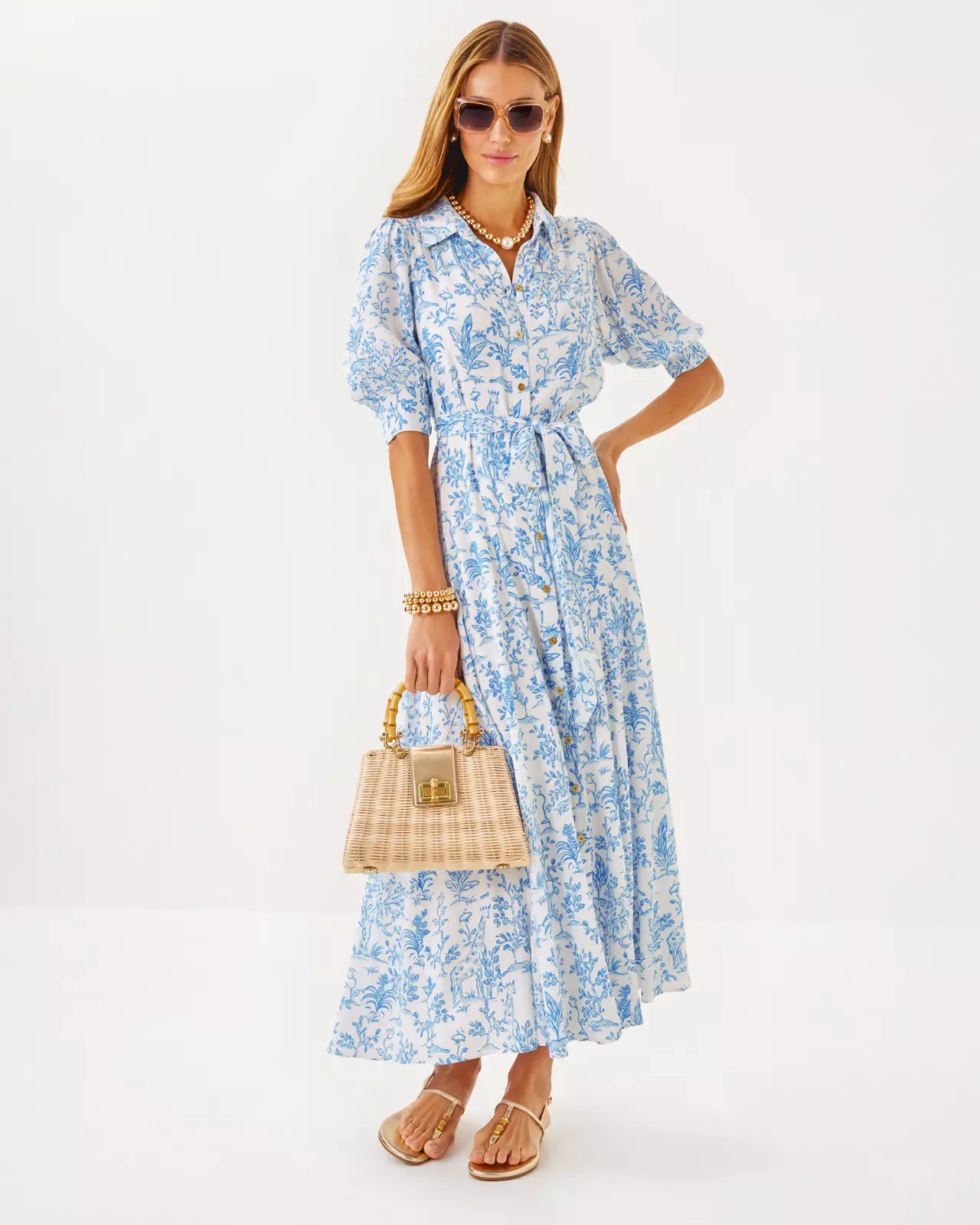 LARKYN MIDI SHIRTDRESS