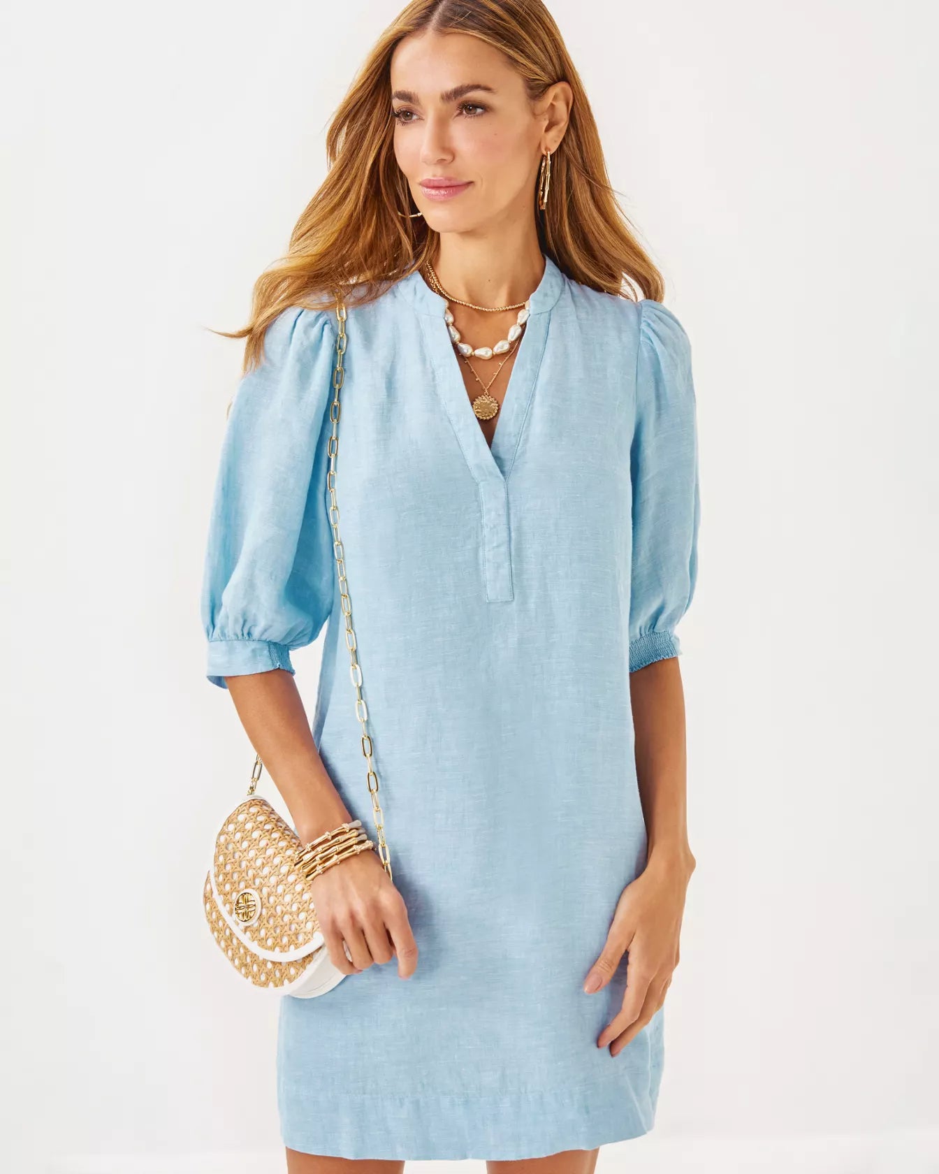 MIALEIGH ELBOW SLEEVE LIN