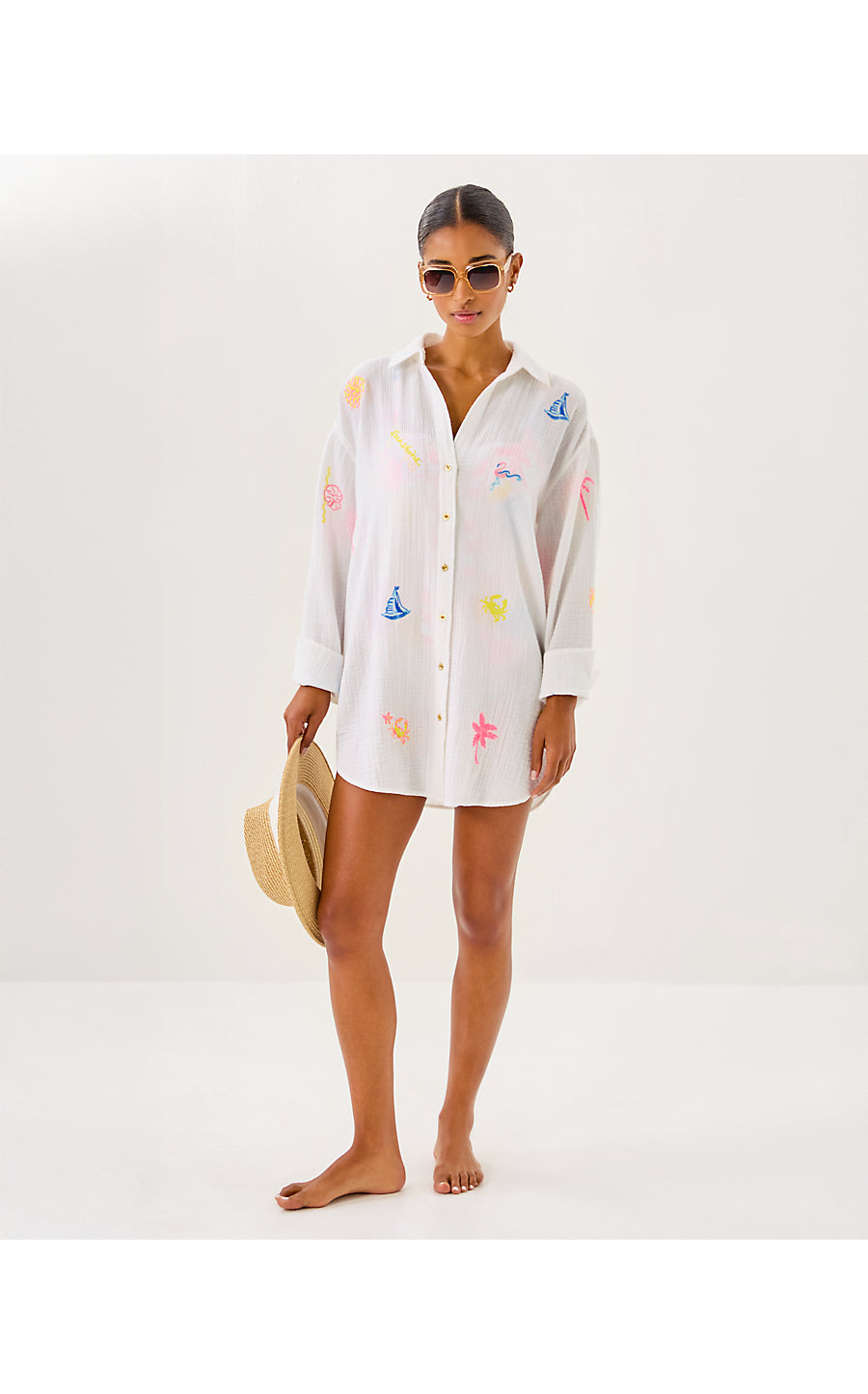 KWITNEY EMBROIDERED LONG