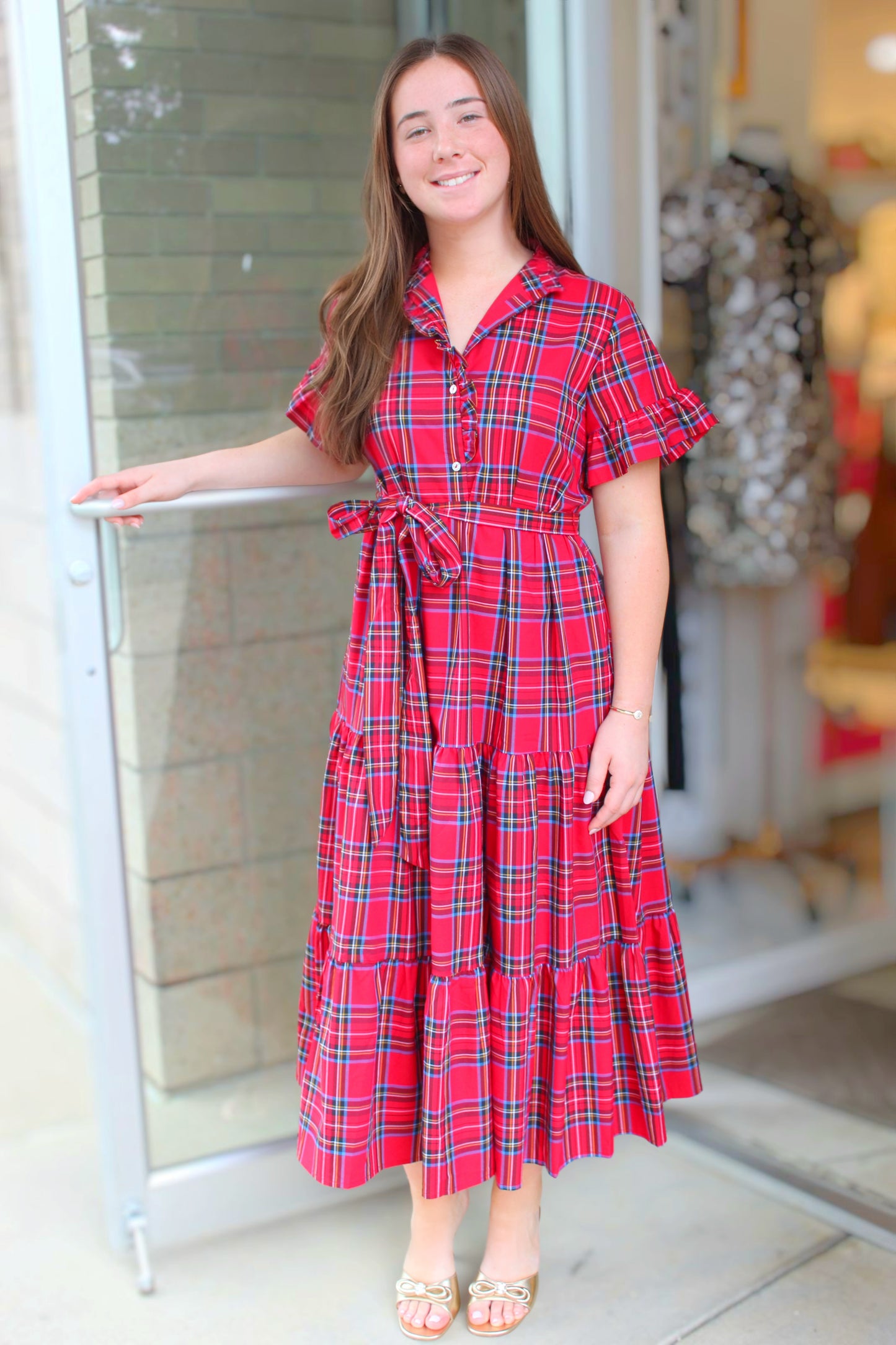 Hollin Button Up Midi Dress