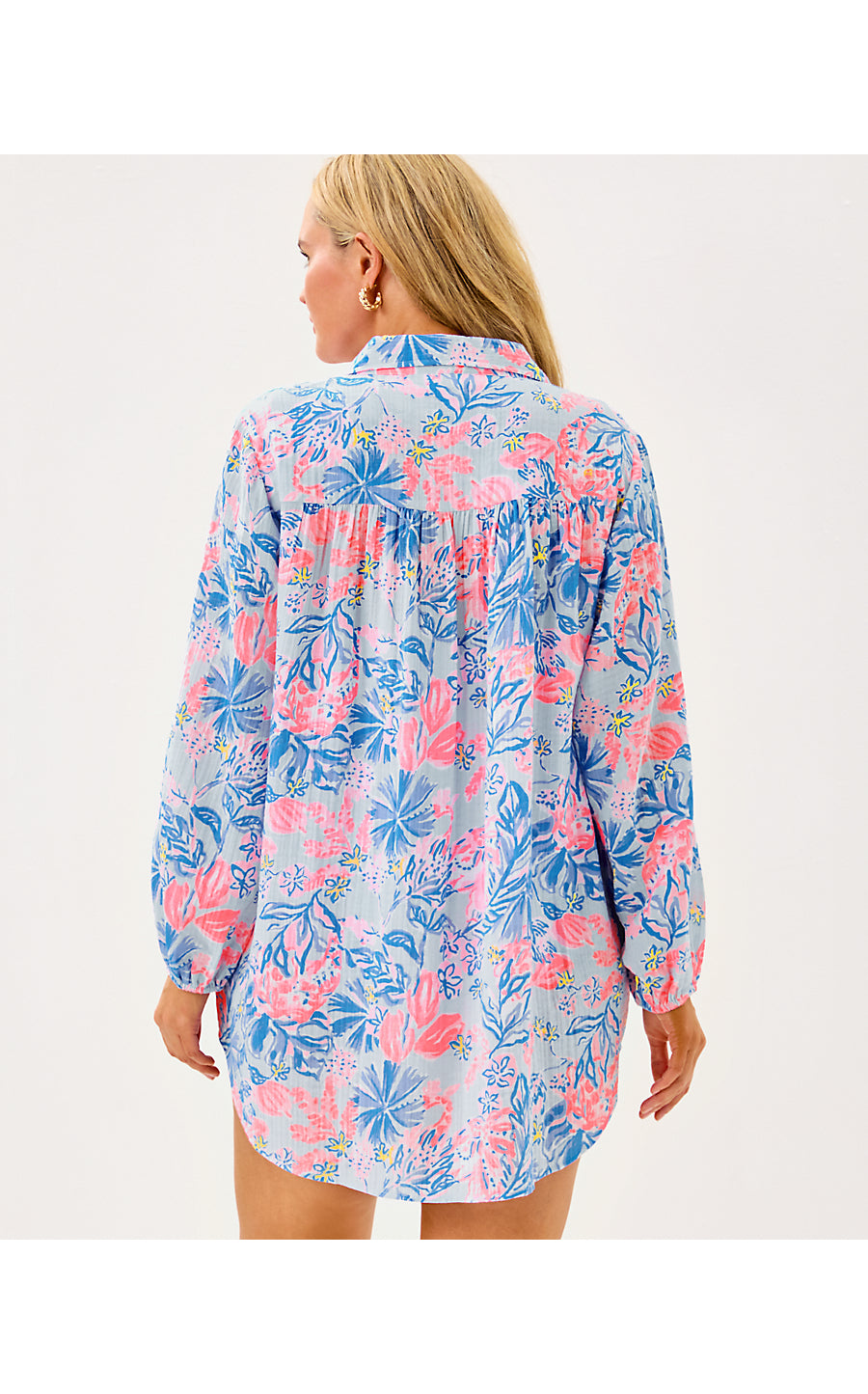 KIQUE LONG SLEEVE COVERUP