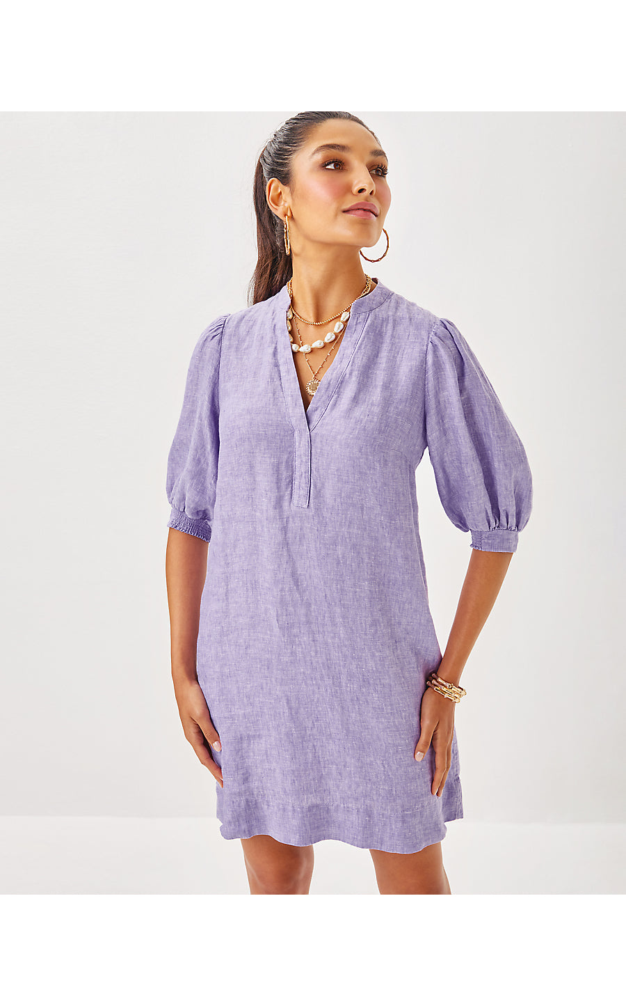 MIALEIGH ELBOW SLEEVE LIN