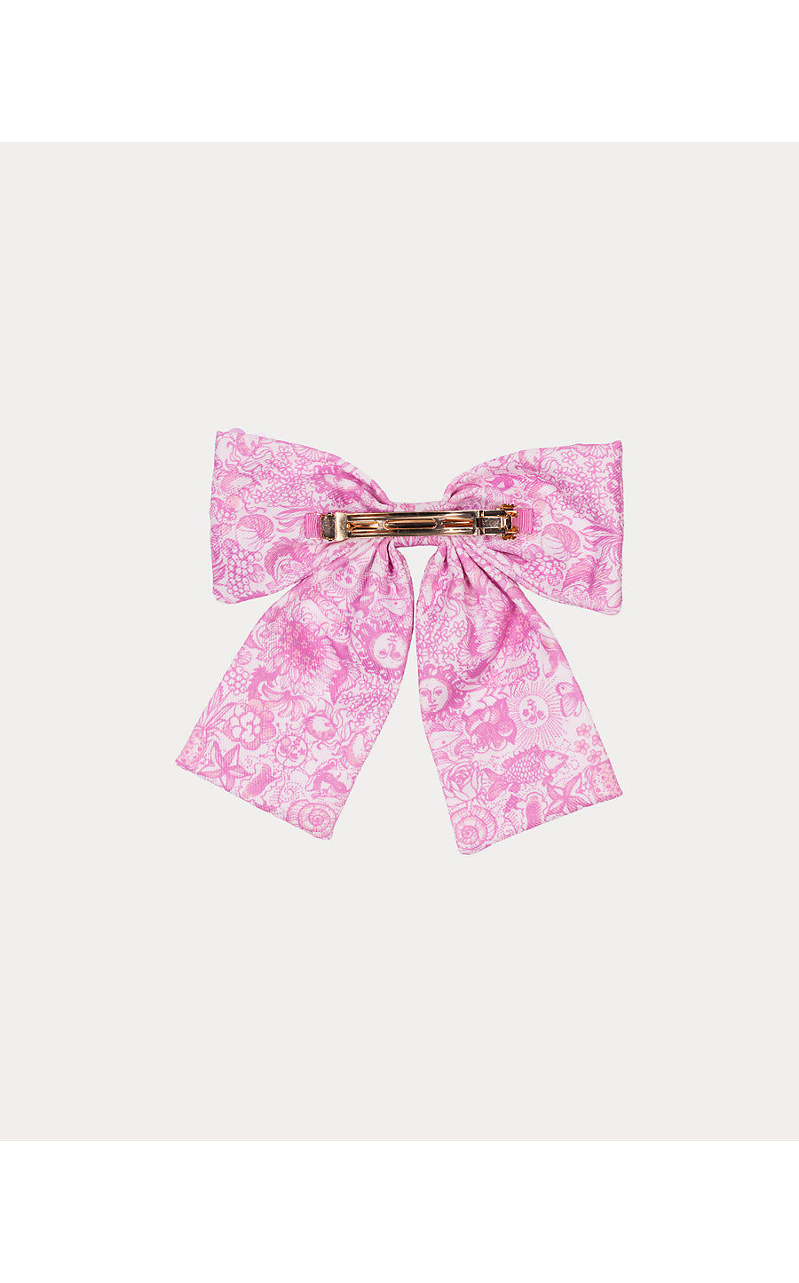 Embellished Bow Barrette, Fleur De Lilly