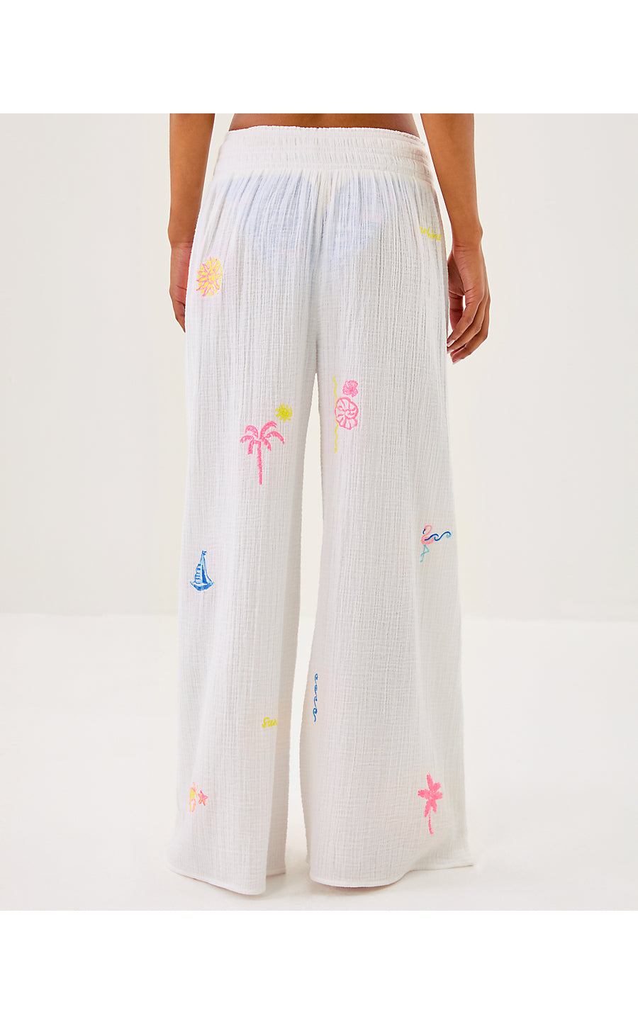 ENZO EMBROIDERED PANT COV
