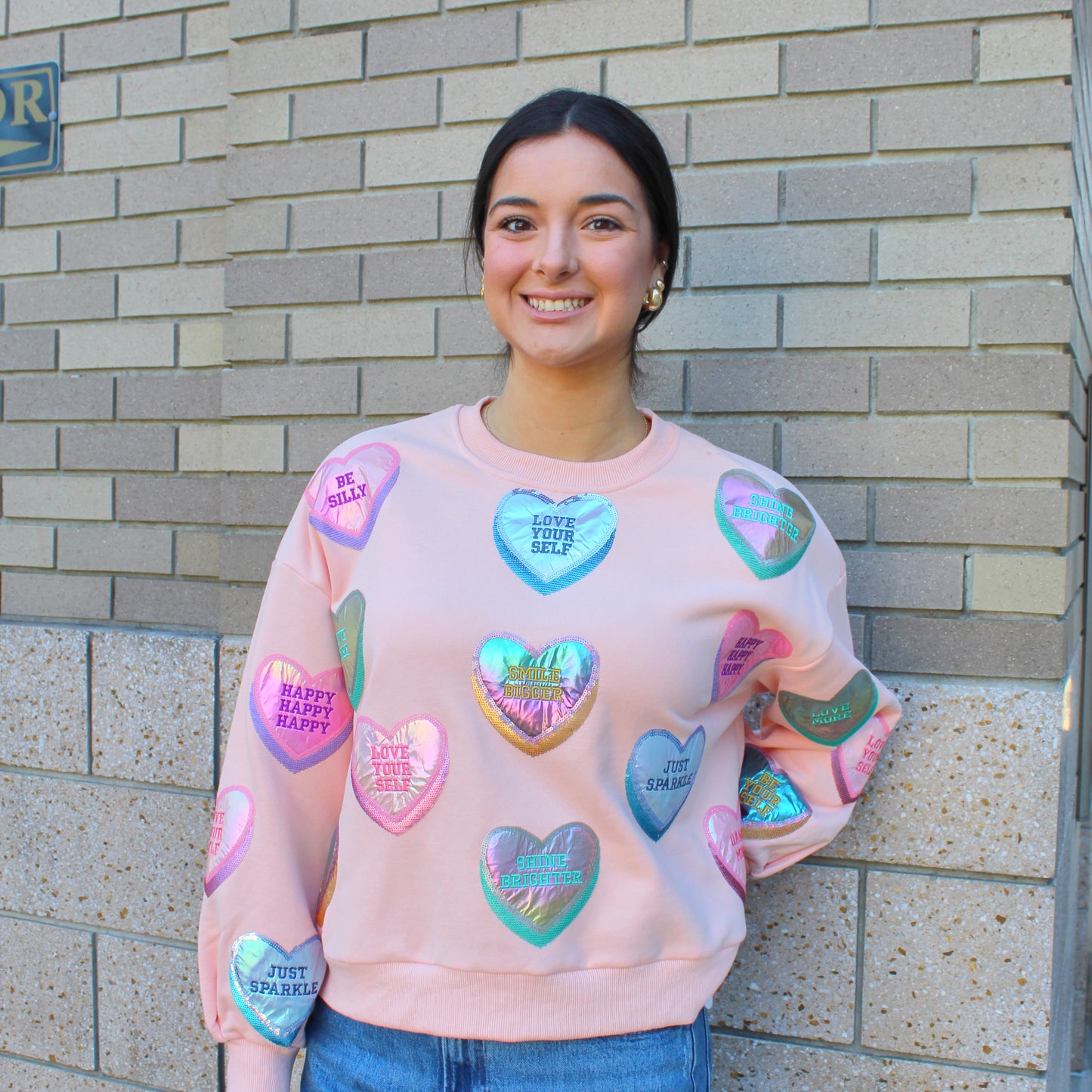 Candy Hearts Sweatshirt