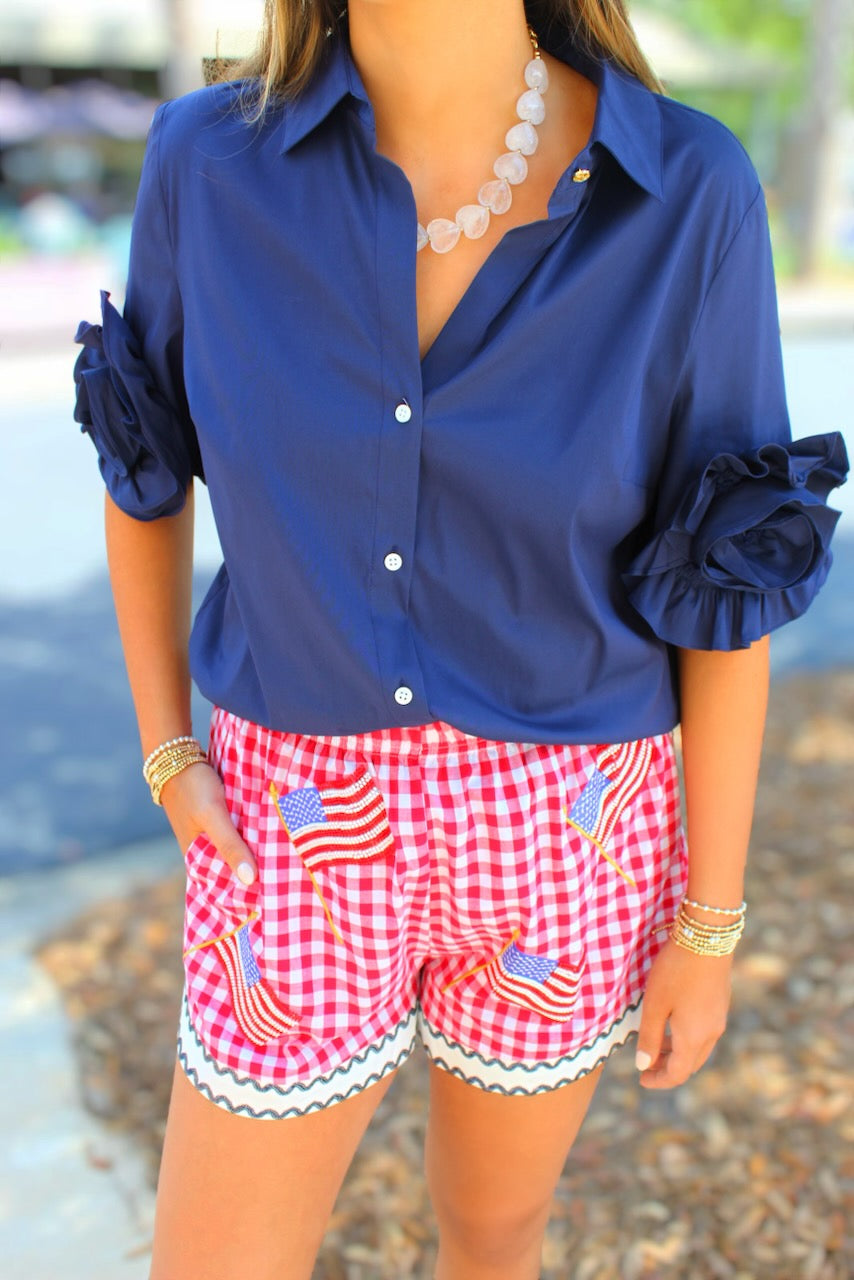 American Flag Short