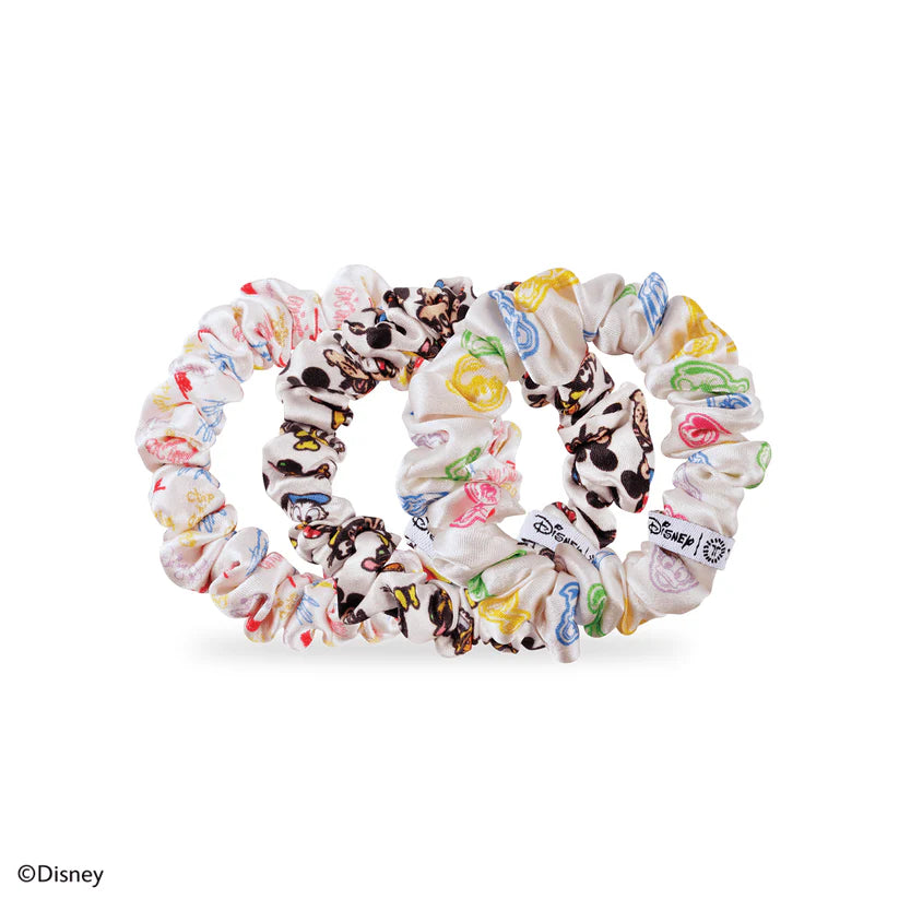 Silk Scrunchies - Small - Mickey and Friends