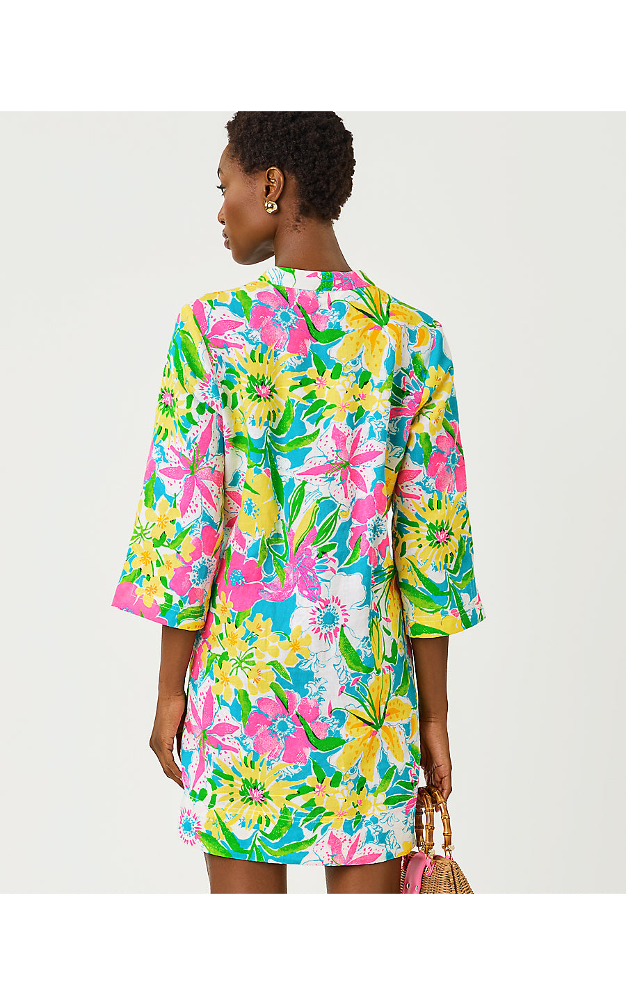 ANNADETTA LINEN TUNIC DRE