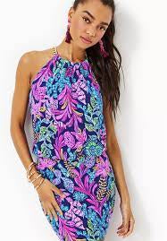 SONIQUE HALTER DRESS