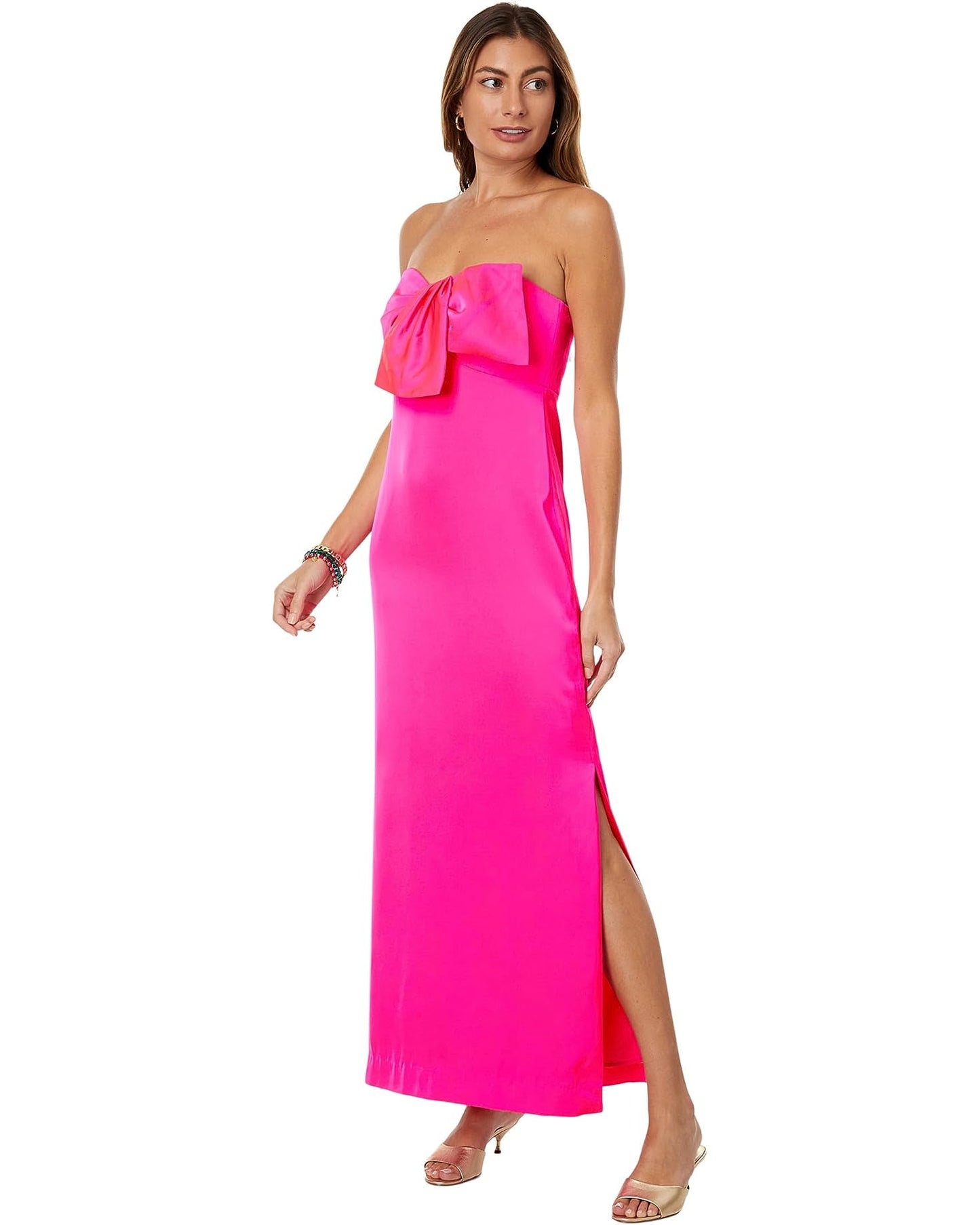 CARLYNN SATIN MAXI BOW DR