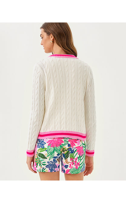 BROCKTON POLO CARDIGAN