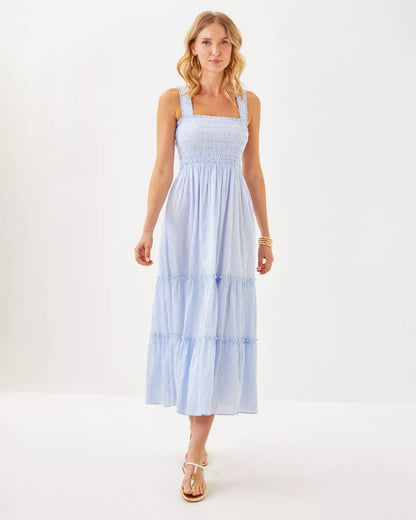 HADLY SMOCKED MAXI DRESS