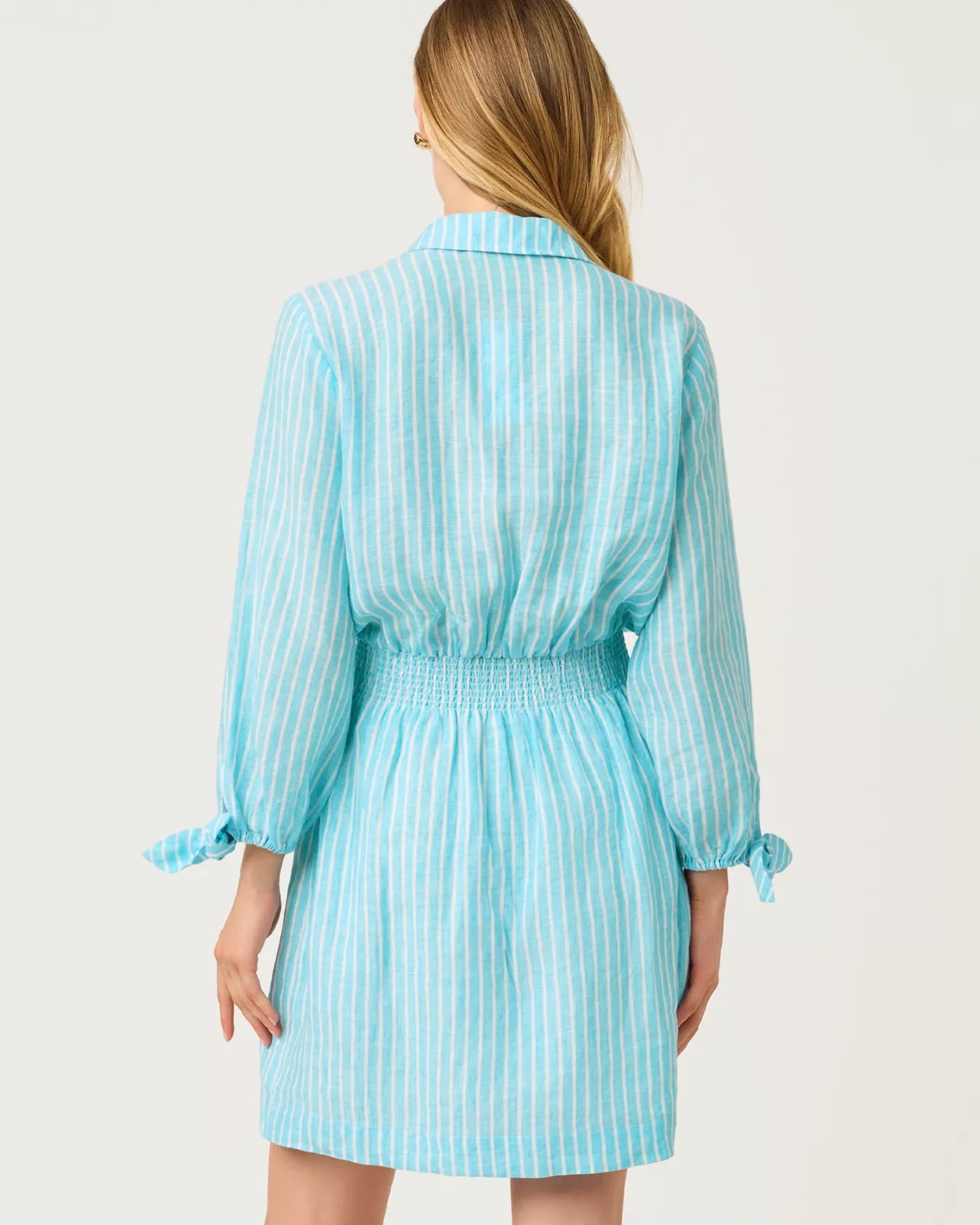 ABRALYNN LINEN SHIRTDRESS