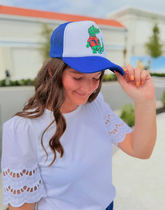 "Gator" Hat Blue