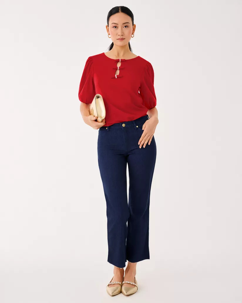 LINDESSA HIGH RISE CROP JEANS