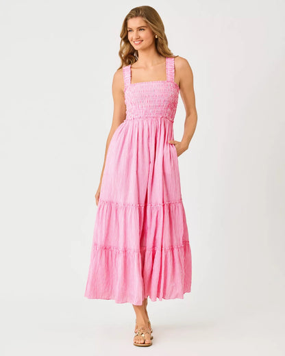 HADLY SMOCKED MAXI DRESS