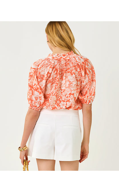 LOURDES SHORT SLEEVE TOP