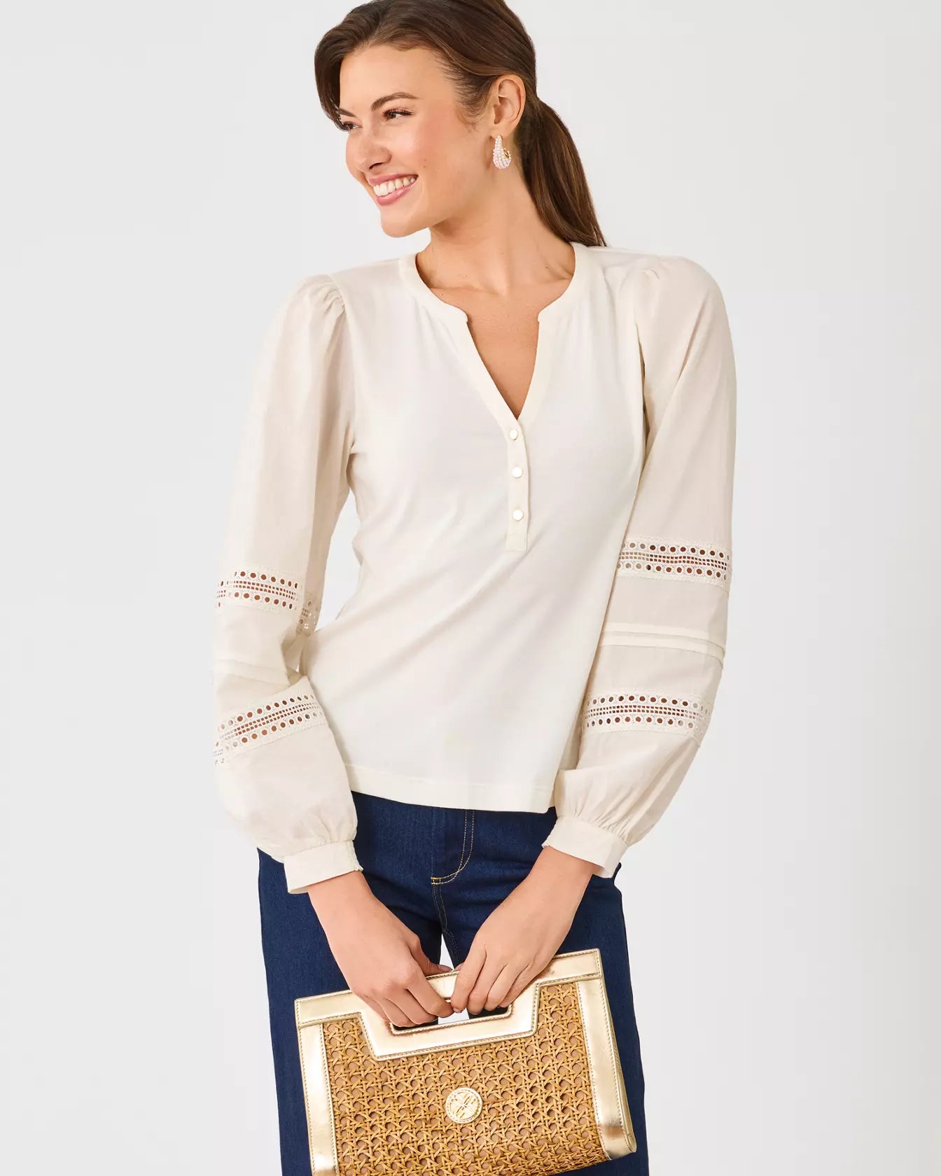 RONSON LONG SLEEVE KNIT T