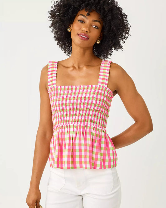 HADLY SMOCKED TOP