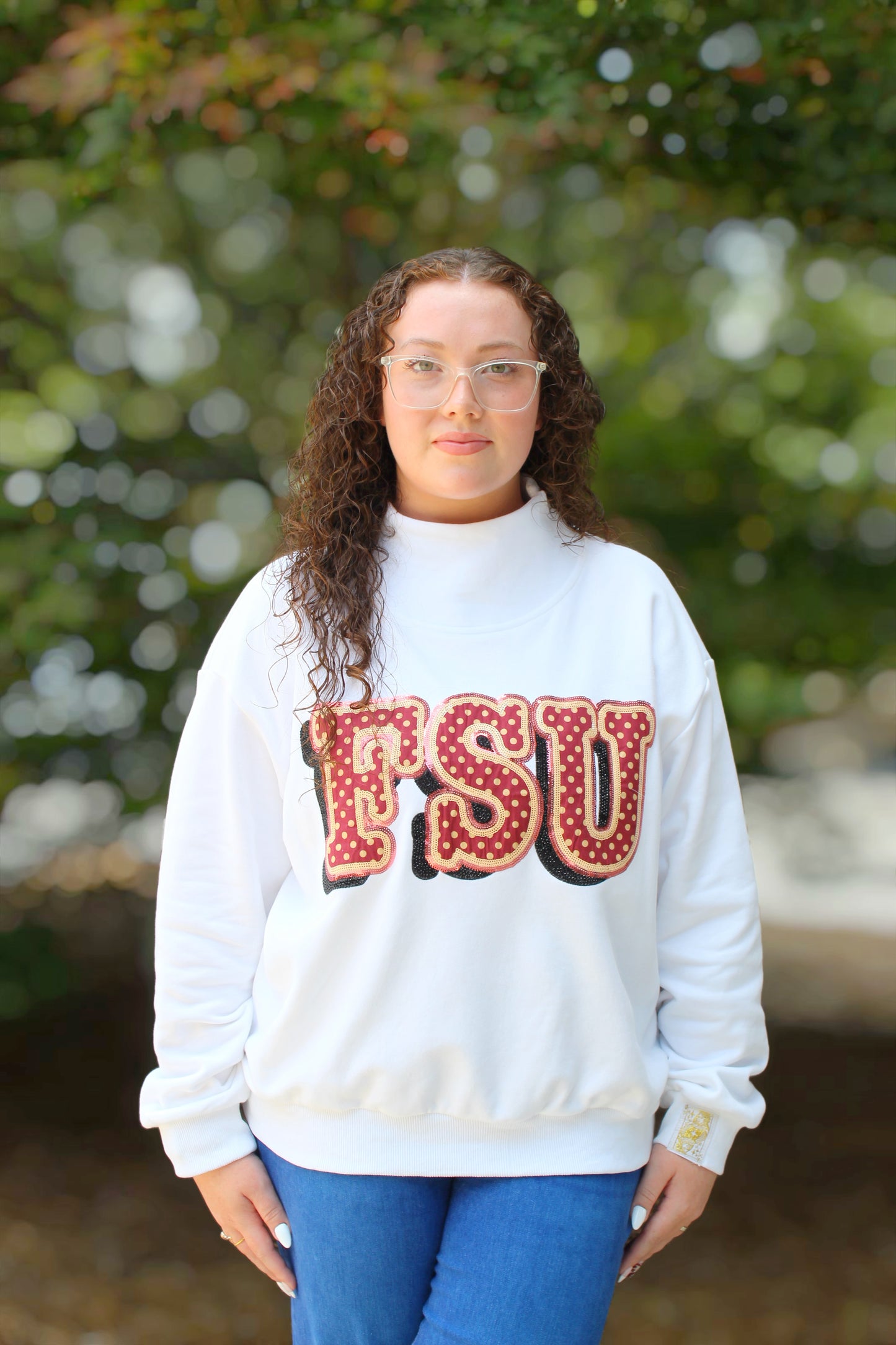 FSU Mock Neck Sweatshirt