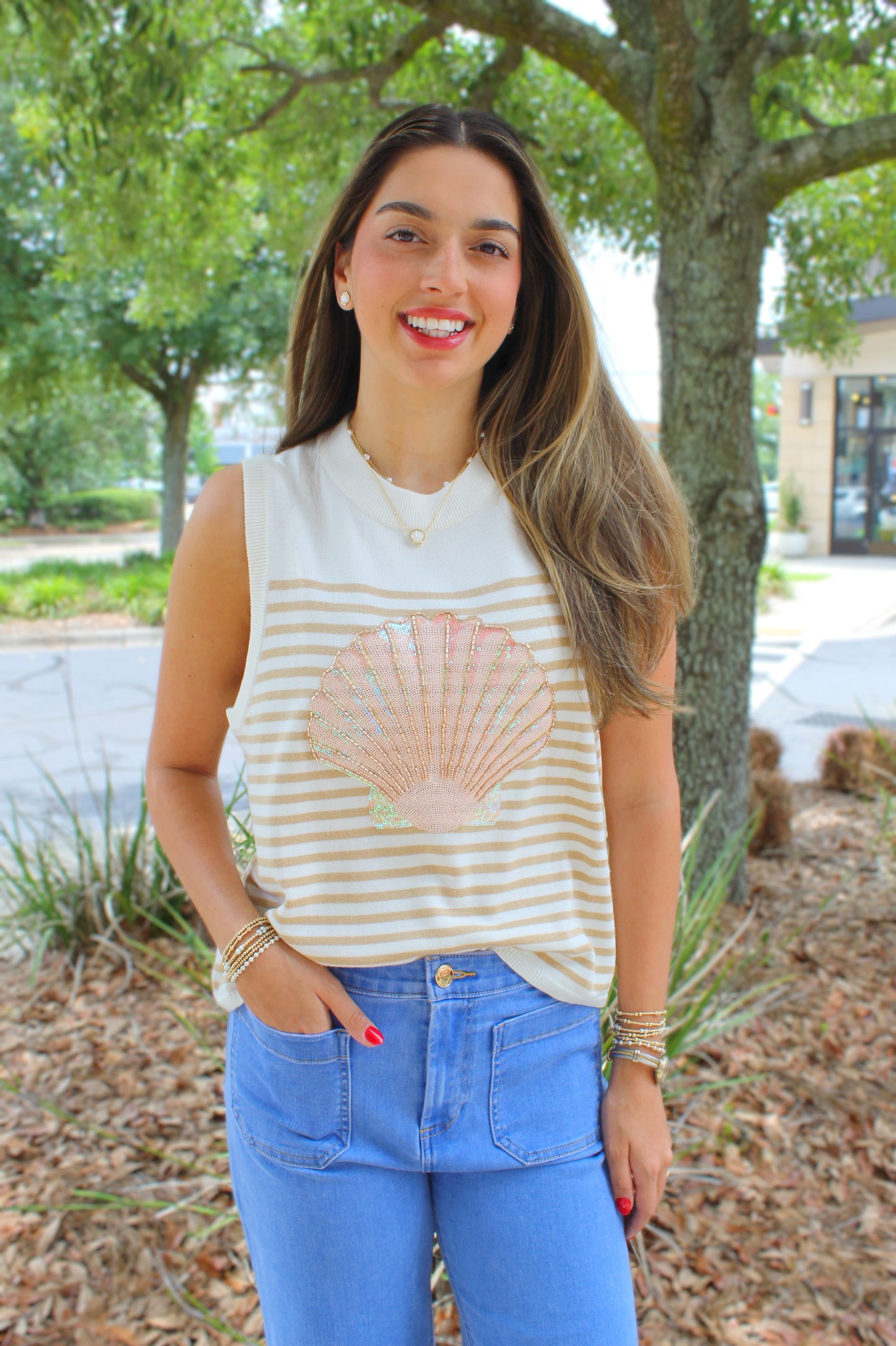 Shell Knit Tank