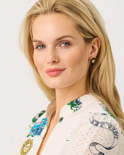CAMOUFLAGE CATWALK EARRIN