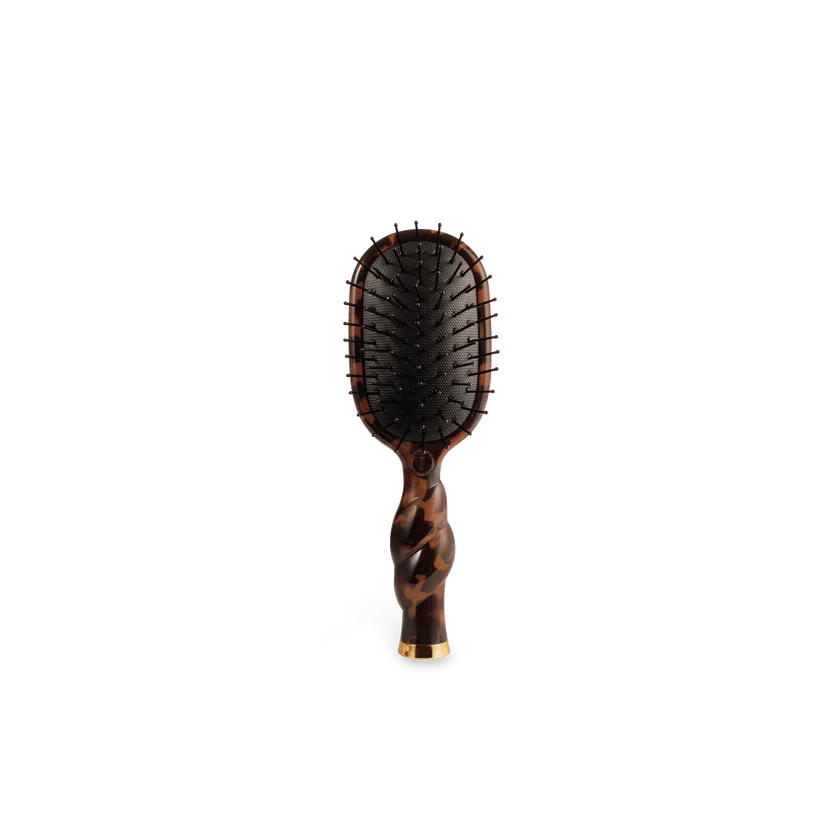 MINI DETANGLER HAIR BRUSH FOR MEDIUM HAIR - TORTOISE