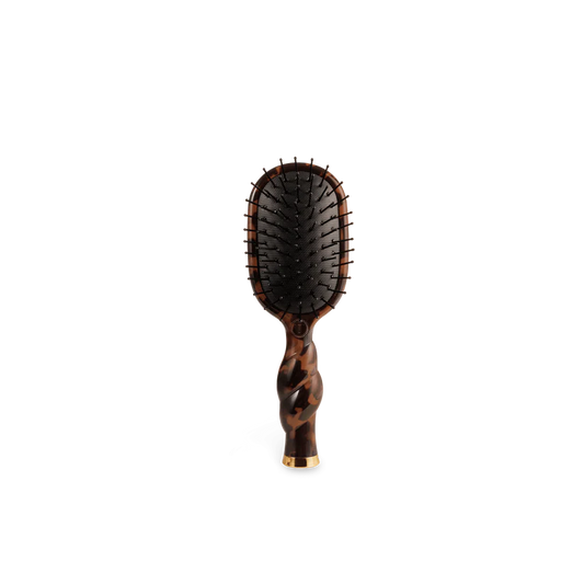 MINI DETANGLER HAIR BRUSH FOR MEDIUM HAIR - TORTOISE