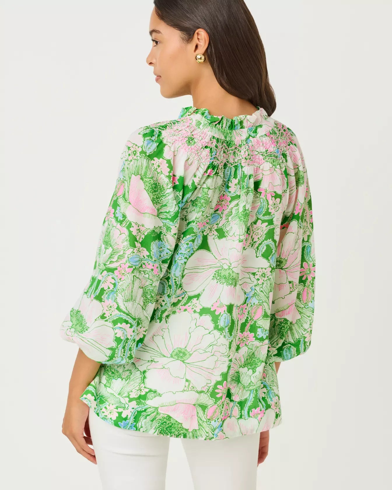 LOURDES 3/4 SLEEVE COTTON