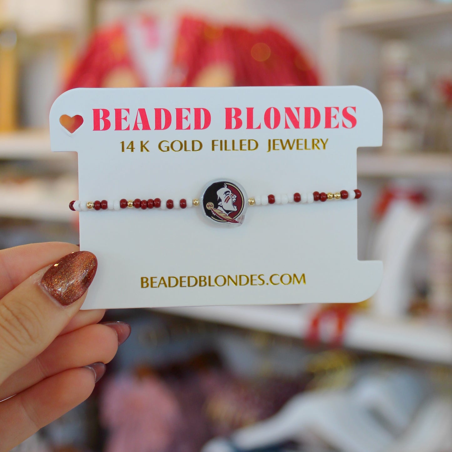 Florida State Logo Bracelet On Color