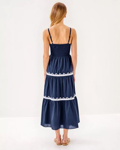 ZANNA COTTON MIDI DRESS