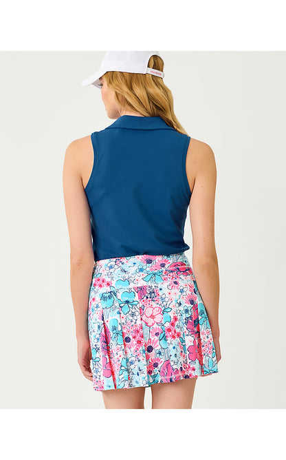 FRIDA SLEEVELESS BOW POLO