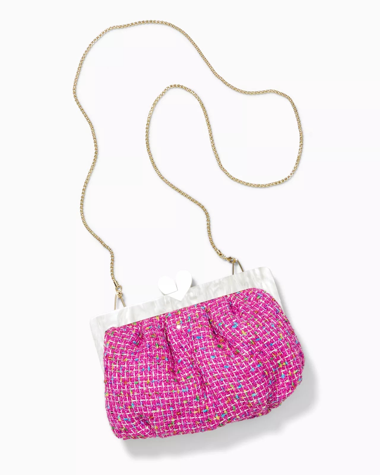 LILLY X LELE HEART CLUTCH