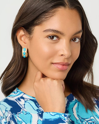 SUNSHINE GROVE HOOP EARRI
