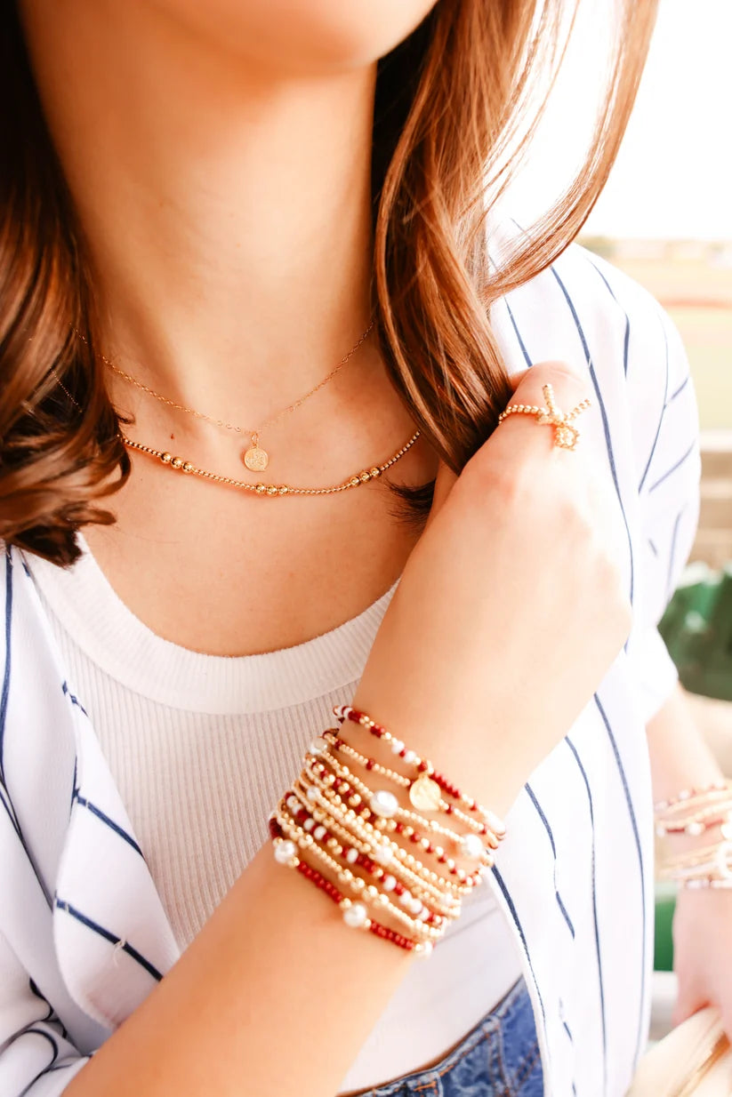 Florida State University Logo Charm Necklace